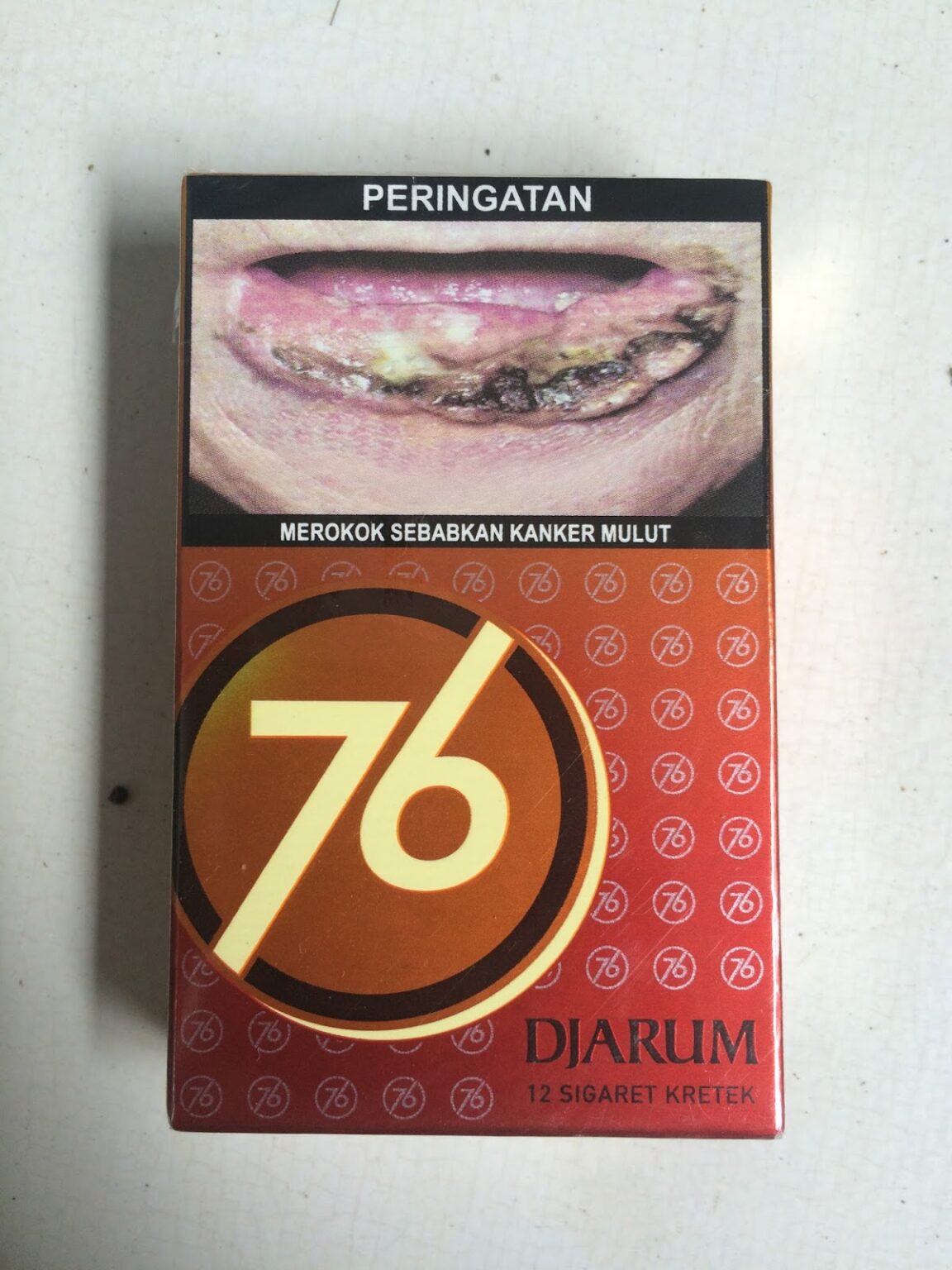 Djarum 76 Kretek Non Filter 8packs 250 Grams Clove Cigarettes